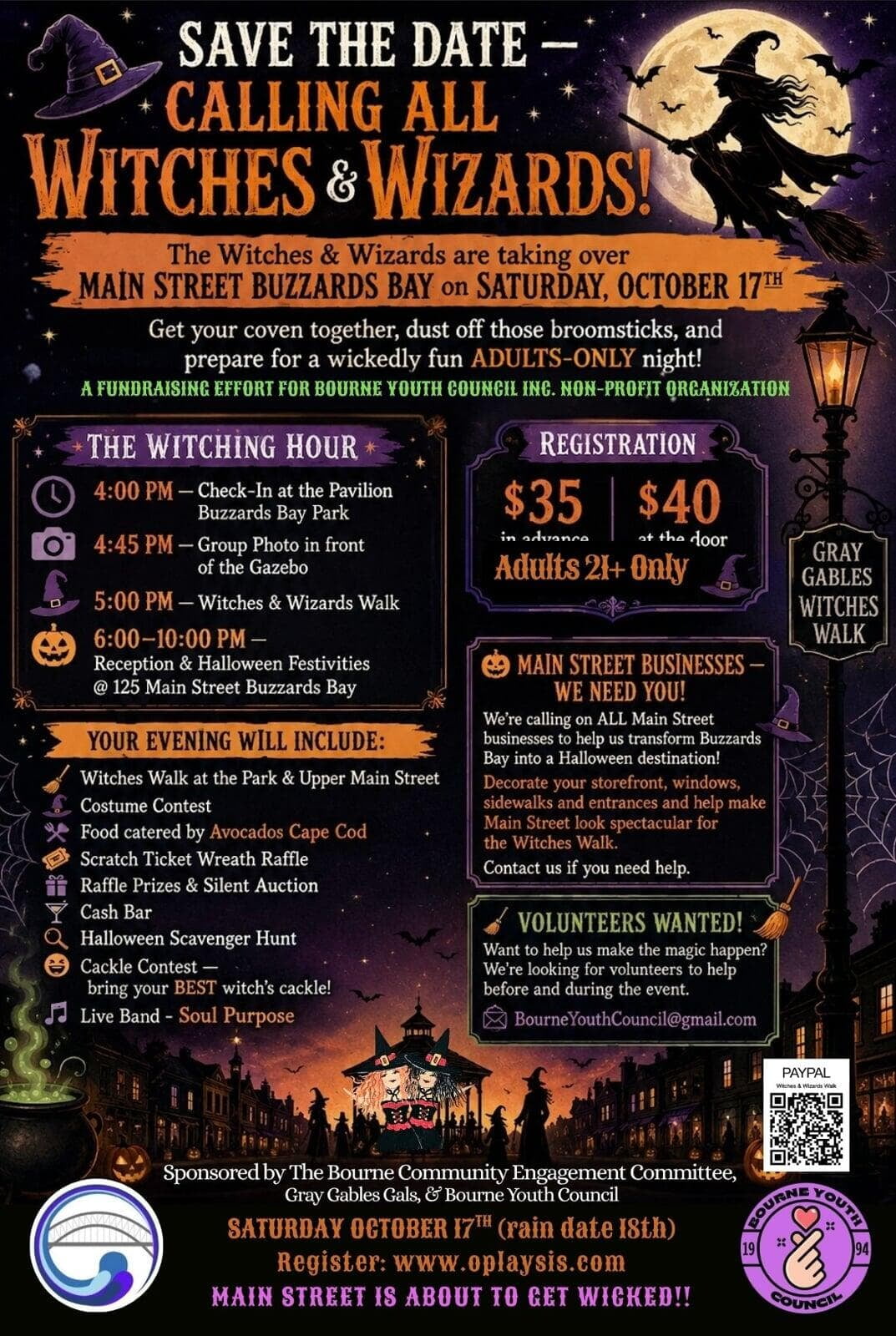 Witches and Warlocks walk
