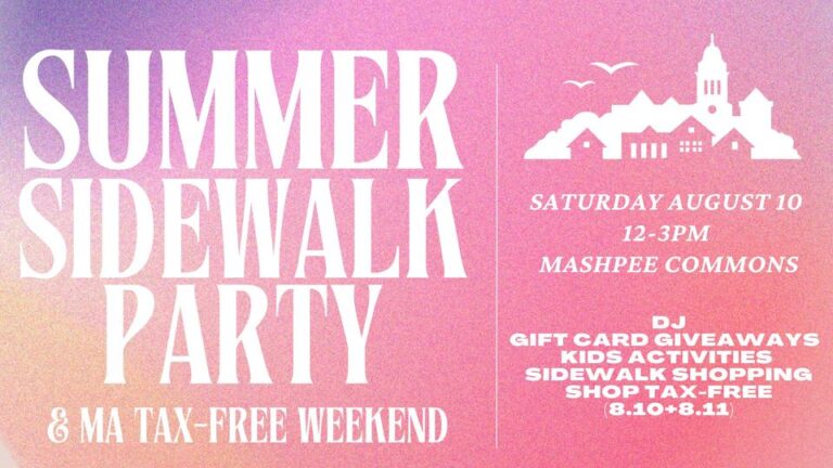 Join Mashpee Commons Summer Sidewalk Party